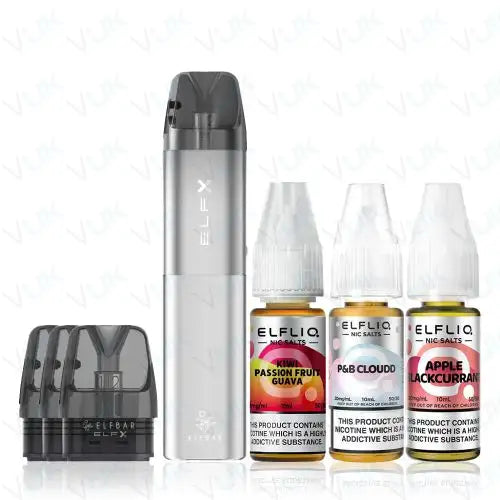 Elf Bar ELFX Bundle with FREE Pods + 3 x E-Liquids