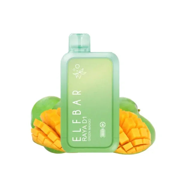 ELF BAR RAYA D1 10000 Puffs--green mango